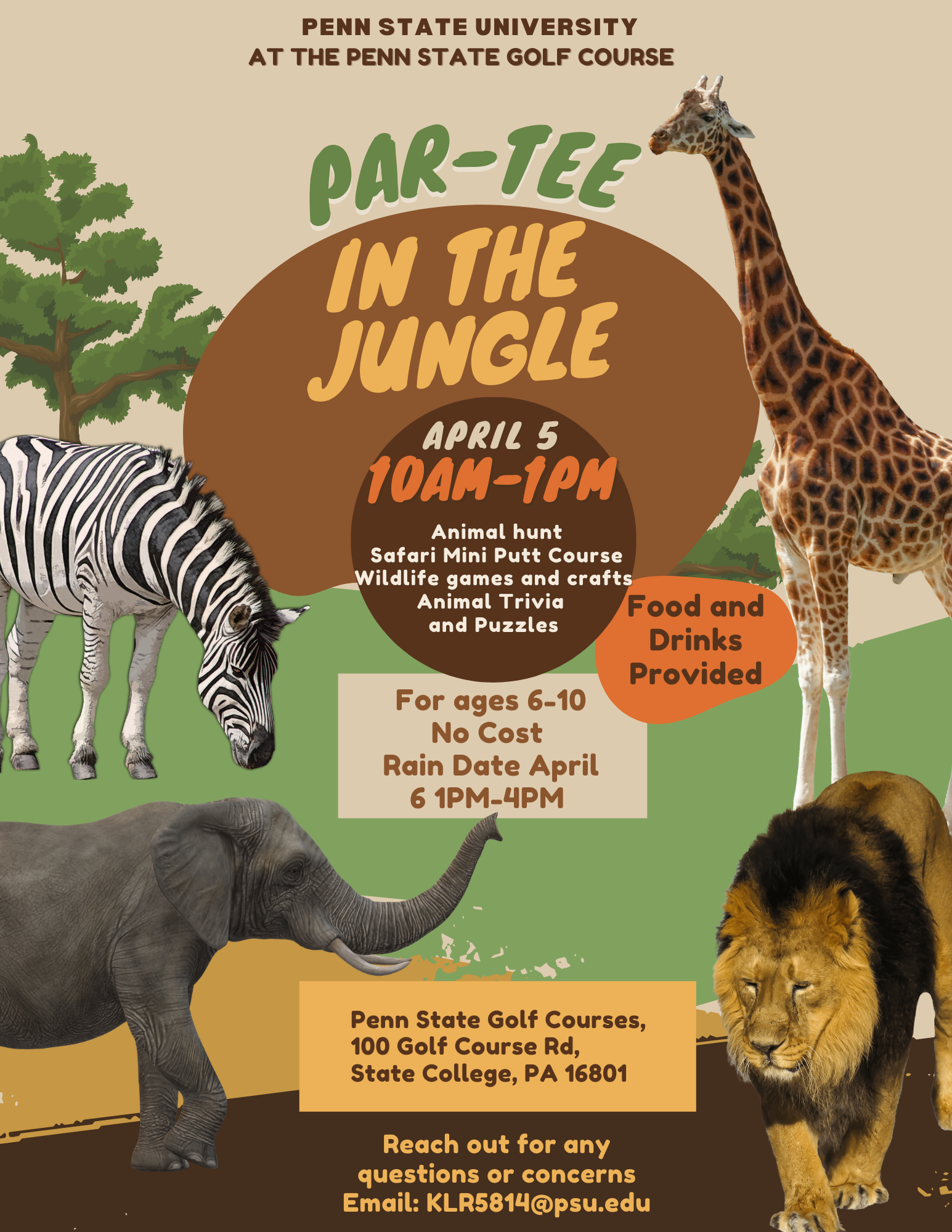 Par Tee in the Jungle Flyer 4